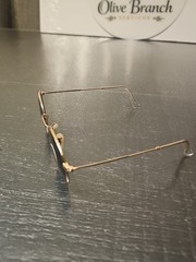 Ray-Ban RB3447 001 50-21 Gold Metal Unisex Sunglasses