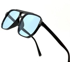 Large Oversized Men Women Orange Lens Aviator Retro 80’s Sunglasses Lentes Gafas