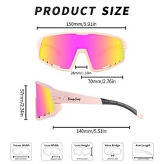 Running Sunglasses for Men – UV400 Protection Sports Sunglasses for Running C…