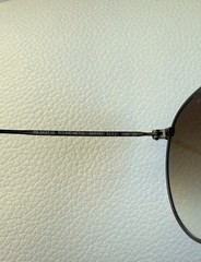 RAY BAN | ROUND MEDIUM | FLAT LENS | 3447N 004 – 51 | GUNMETAL | GRADIENT BROWN