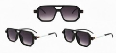Sunglasses Fashion Designer Flat Top Square Retro Business Men Fancy Shades 2026