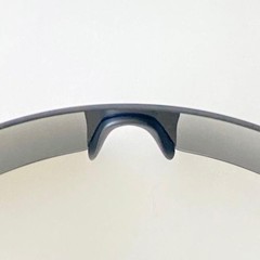 Emporio Armani 602-S Y2K Shield Sunglasses Blue Mirror