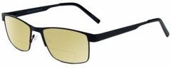 Gotham Style 11 Mens Designer Polarized BIFOCAL Reading Sunglasses in Black 59mm