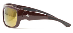 Champion Men’s Sunglasses CU5096-03 Maroon 63mm Gold Mirror Polarized Lens