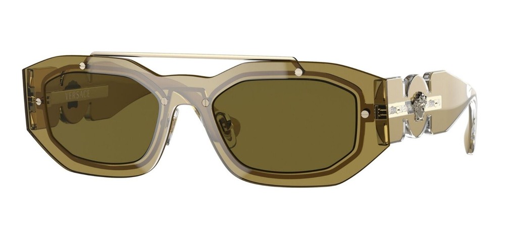 Versace VE 2235 Transparent Green/Green (1252/71) Sunglasses