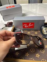 Ray-Ban RB4187 Tortoise Frame Brown Lens Square Sunglasses