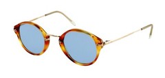 New Old Stock Vintage Glafan 4 OPO 44mm 14KT Gold Tortoise Sunglasses Italy