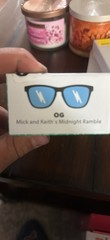 goodr Mick and Keith’s Midnight Ramble Men’s Square Sunglasses Black/Blue