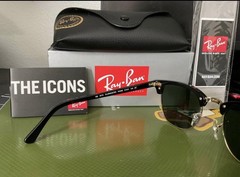 Ray-Ban RB3016 Clubmaster Black/Gold Green G-15 Glass Lens 51-21 145