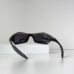 Oakley Splice Sunglasses Gunmetal Black Frame Black Lens Triple Black