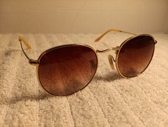 Ray Ban Sunglasses Round Metal RB3447 Gold Frame Rose Gradient Lens 029 50[]21