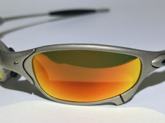 Rare Oakley Juliet X-Metal Plasma Fire Iridium Sunglasses Vintage 1st Gen
