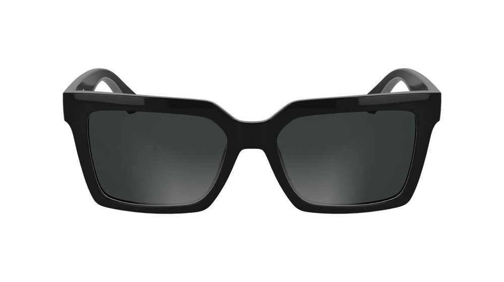 Unisex Adult Sunglasses CKJ25602S – Black with Solid Grey Lens