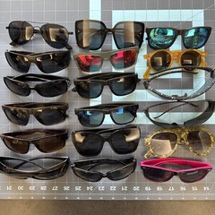 LOT OF 60! Wholesale Assorted SUNGLASSES Various Frames Brands Styles Used