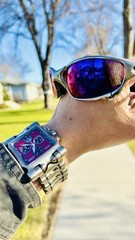 Oakley Juliet X-Metal Polish With Oem Positive Red CC