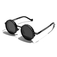 Polarized Round Sunglasses ND9 Adjustable Dimming Retro Fishing UV400 Shades, US