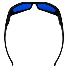 NEW ATTITUDES – Stylish Sunglasses – Blue Lenses, MATTE Black Frame