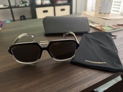 Dolce & Gabbana DG4354F Polar Grey Mens Sunglasses
