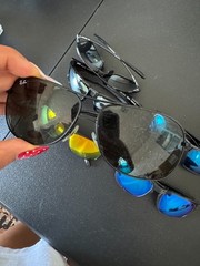 Lot of 6 Sunglasses : 1 Rayban, 2 MJ SP, 1 Costa Rincon, 1 Oakleys, 1 Happy Len