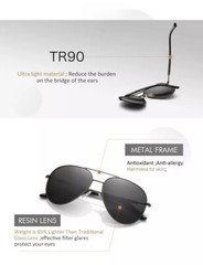 Unisex Aviator Polarized Sunglasses UV400 for Driving Fishing Sunglasses Outdoor
