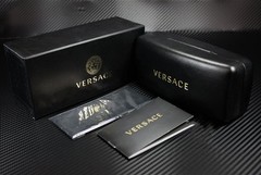 VERSACE VE2257 100287 Gold Dark Grey Men’s 60 mm Sunglasses
