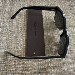 Louis Vuitton Chrome & Gray Marble Sunglasses Z0661W