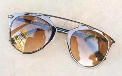 NEW Large Aviator Mirror So Reflected Famous Hipster Glasses Sunglasses 10096 IT