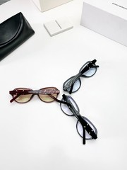 GENTLE MONSTER x Maison Margiela MM211 Wine Crystal /Light Beige 144 Sunglasses