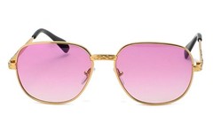 Sunglasses Men Fashion Retro Style Square Gold Frame Classic Designer Pilot 2026
