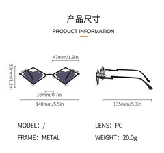 Fashion IRREGULAR Hip Hop Sunglasses Love Retro Mens Women Outdoor Shade Glasses
