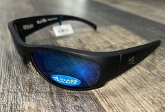Salt Life Matte Black Tortola Smoke Blue Glass Lens MSRP $229 Saltlife NWT