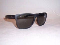 NEW COSTA DEL MAR SPEARO XL SUNGLASSES BLACK/GRAY 580G $269 POLARIZED