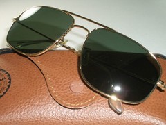 58[]16mm RAY-BAN ITALY RB3145 GEP G15 UV CRYSTAL EXPLORER AVIATOR SUNGLASSES