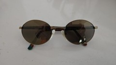 VTG MAUI JIM LATITUDE SUNGLASSES, Bronze Polarized Lenses, Green Tortoise 166-16