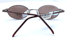 Candies C Velma & CL Brown Oval Clip-on Mens Sunglasses 44mm