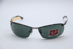 NEW RAY-BAN RB 3183 004/71 GUNMETAL BLACK AUTHENTIC FRAMES SUNGLASSES 63-15