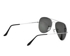 Ray-Ban Sunglasses RB3025 Aviator Mirror Silver Frame Silver Mirror Lenses 58mm
