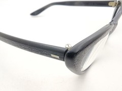 Vintage Safilo Fedra Wood-Grain Brown Cat-Eye Eyeglass 5 3/4 Frame Only