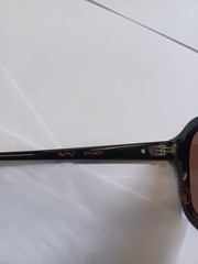 WMP Sydney Black Mineral / Brown Lens 54-20-144 Polarized Sunglasses