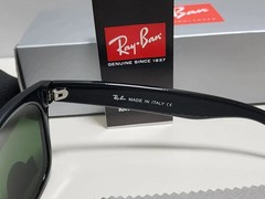 RayBan 2140 Sunglasses Black Frame with 50mm Green Glass Lenses -new