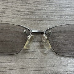 Masaki Matsushima MF-1141 Titanium Cyber Half-Rim Glasses Sunglasses Japan Case
