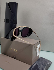 DITA Nacht-One DTS108-56-01 Black Gold UNISEX Sunglasses-56-24/125
