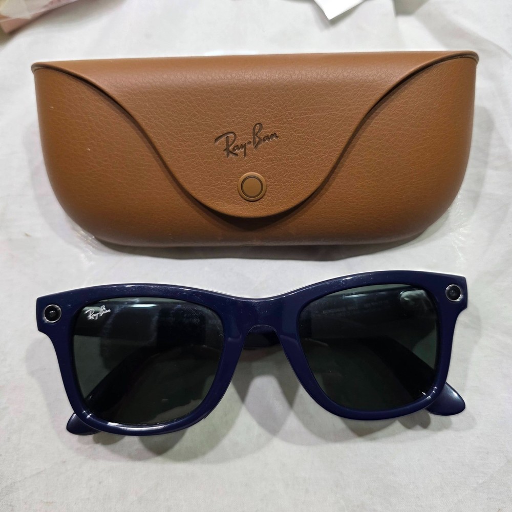 Ray-Ban Meta Wayfarer Gen 2 Smart Sunglasses – Cosmic Blue/Green – RW4012 – REG