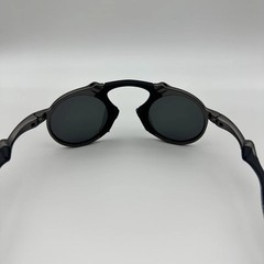 Oakley X-metla Madman Polarized Sunglasses Gunmetal Gray Frame Black Lenses