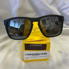 Von Zipper VZ Sunglasses Lomax Black Satin / Silver Lens *NEW DISPLAY*
