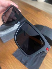 PRADA Men’s Línea rossa Black Designer Sunglasses FREE SHIPPING sealed with box