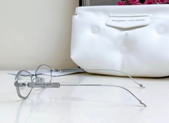 Gentle Monster Maison Margiela MM218 02 Sunglasses Silver/Clear With Case New