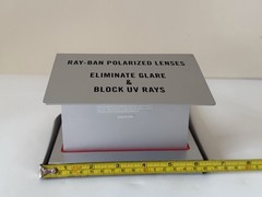 Ray Ban Sunglass Retail Counter 9×6 in Promotional Display RARE Hard To Find
