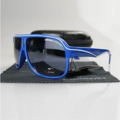 Men Women Retro Sunglasses Unisex Square Blue Frame Glasses