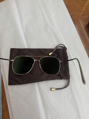 Oliver Peoples The Row Ellerston Polarized Unisex Titanium SunglassesOV1278ST 58